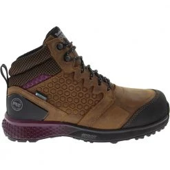 Timberland Pro Boots Timberland PRO Reaxion Mid Composite Toe Work Boots - Womens Brown