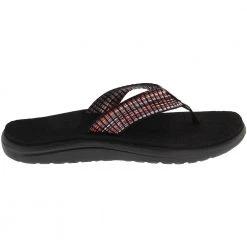 Teva Voya Flip Flops - Womens Black Silver