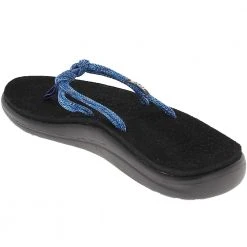 Teva Voya Tri Flip Flops - Womens Blue -Rogan‘s Shoes shop TV 1019041 BLU3