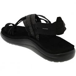 Teva Voya Strappy Water Sandals - Womens Black -Rogan‘s Shoes shop TV 1099271 BLK3