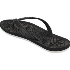 Under Armour Atlantic Dune T Flip Flops - Womens Black Grey -Rogan‘s Shoes shop UA 3022716 0023