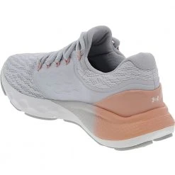 Under Armour Charged Vantage Running Shoes - Womens White Grey Mauve -Rogan‘s Shoes shop UA 3023565 1063