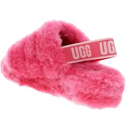UGG Boots UGG Fluff Yeah Slide Slippers - Womens Pink -Rogan‘s Shoes shop UG 1095119 PNK3