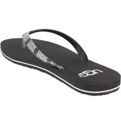 UGG Boots UGG Simi Graphic Flip Flops - Womens Black -Rogan‘s Shoes shop UG 1099831 BLK3
