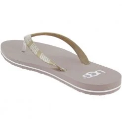 UGG Boots UGG Simi Graphic Flip Flops - Womens Taupe -Rogan‘s Shoes shop UG 1099831 TPE3