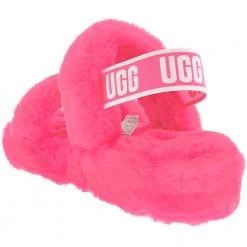 UGG Boots UGG Oh Yeah Slide Slippers - Womens Taffy Pink -Rogan‘s Shoes shop UG 1107953 FUS3