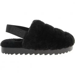 UGG Boots UGG Super Fluff Slipper Slippers - Womens Black