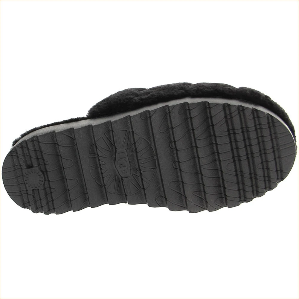 UGG Boots UGG Super Fluff Slipper Slippers - Womens Black 4 UGG Boots UGG Super Fluff Slipper Slippers - Womens Black - Image 4