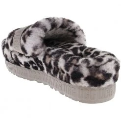 UGG Boots UGG Fluffita Panther Print Slippers - Womens Stormy Grey -Rogan‘s Shoes shop UG 1122556 GRY3
