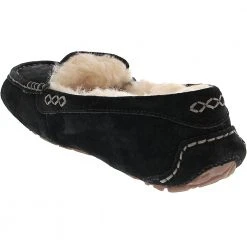 UGG Boots UGG Australia Ansley Sheepskin Moccasin Slippers - Womens Black -Rogan‘s Shoes shop UG 3312 BLK3