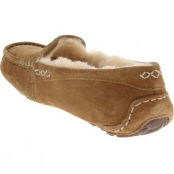 UGG Boots UGG Australia Ansley Sheepskin Moccasin Slippers - Womens Chestnut Brown -Rogan‘s Shoes shop UG 3312 BRN3