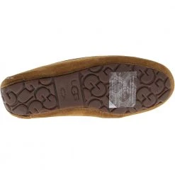 UGG Boots UGG Australia Ansley Sheepskin Moccasin Slippers - Womens Chestnut Brown -Rogan‘s Shoes shop UG 3312 BRN4