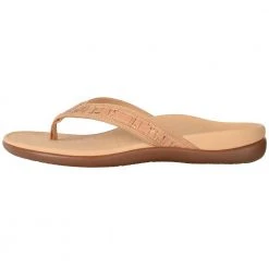 Vionic Tide 2 Sandals - Womens Gold Cork -Rogan‘s Shoes shop VI 10000470 GLD3