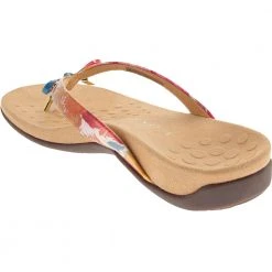 Vionic Rest Bella 2 Sandals - Womens White Floral -Rogan‘s Shoes shop VI 10010448 WFL3
