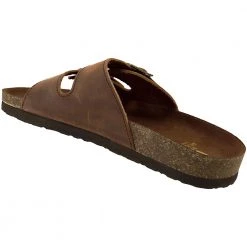 White Mountain Helga Sandals - Womens Brown Leather -Rogan‘s Shoes shop WM 4897 BRN3