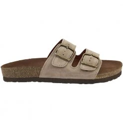 White Mountain Helga Sandals - Womens Taupe Suede