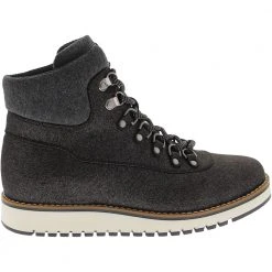 White Mountain Cozy Casual Boots - Womens Black Textile