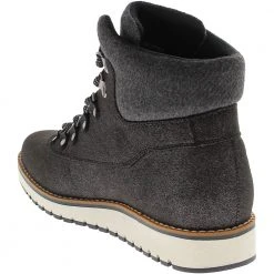 White Mountain Cozy Casual Boots - Womens Black Textile -Rogan‘s Shoes shop WM W29455 BLK3