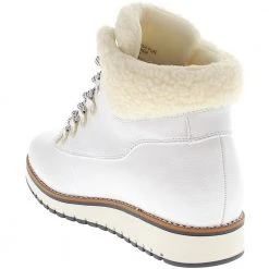 White Mountain Cozy Casual Boots - Womens White Smooth -Rogan‘s Shoes shop WM W29455 WHT3
