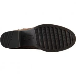 White Mountain Paulina Tall Dress Boots - Womens Brown Waxy Fabric -Rogan‘s Shoes shop WM W29932 BRN4