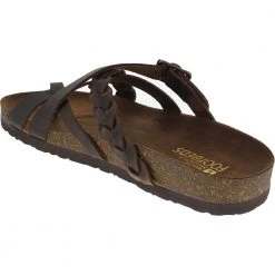 White Mountain Harrington Sandals - Womens Brown -Rogan‘s Shoes shop WM W30609 BRN3