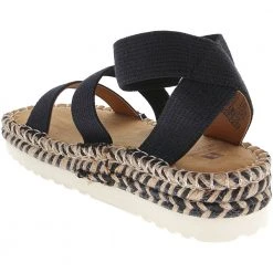 White Mountain Kolton Sandals - Womens Black 6 White Mountain Kolton Sandals - Womens Black -Rogan‘s Shoes shop WM W30869 BLK3