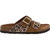 White Mountain Hippy Sandals - Womens Leopard New Chestnut