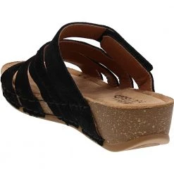 White Mountain Fame Sandals - Womens Black -Rogan‘s Shoes shop WM W33025 BLK3