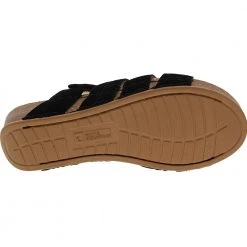 White Mountain Fame Sandals - Womens Black -Rogan‘s Shoes shop WM W33025 BLK4