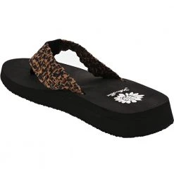 Yellow Box Soleil Flip Flops - Womens Leopard -Rogan‘s Shoes shop YB SOLIEL LEO3